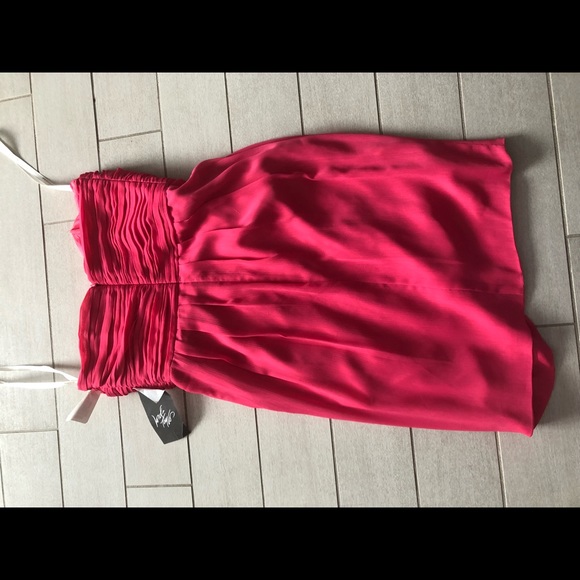 Shoshanna Cyan Strapless Dress - Picture 2 of 4